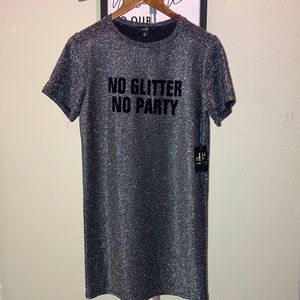 Glitter T-Shirt Dress ✨